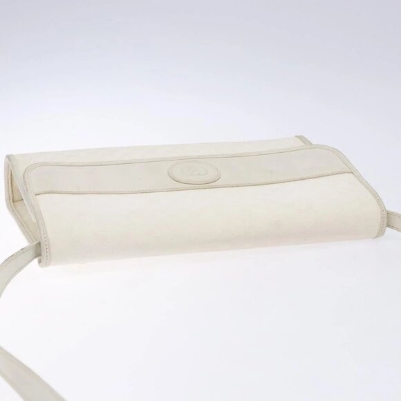 GUCCI Micro GG Supreme Shoulder Bag PVC White Gold - Picture 6 of 15